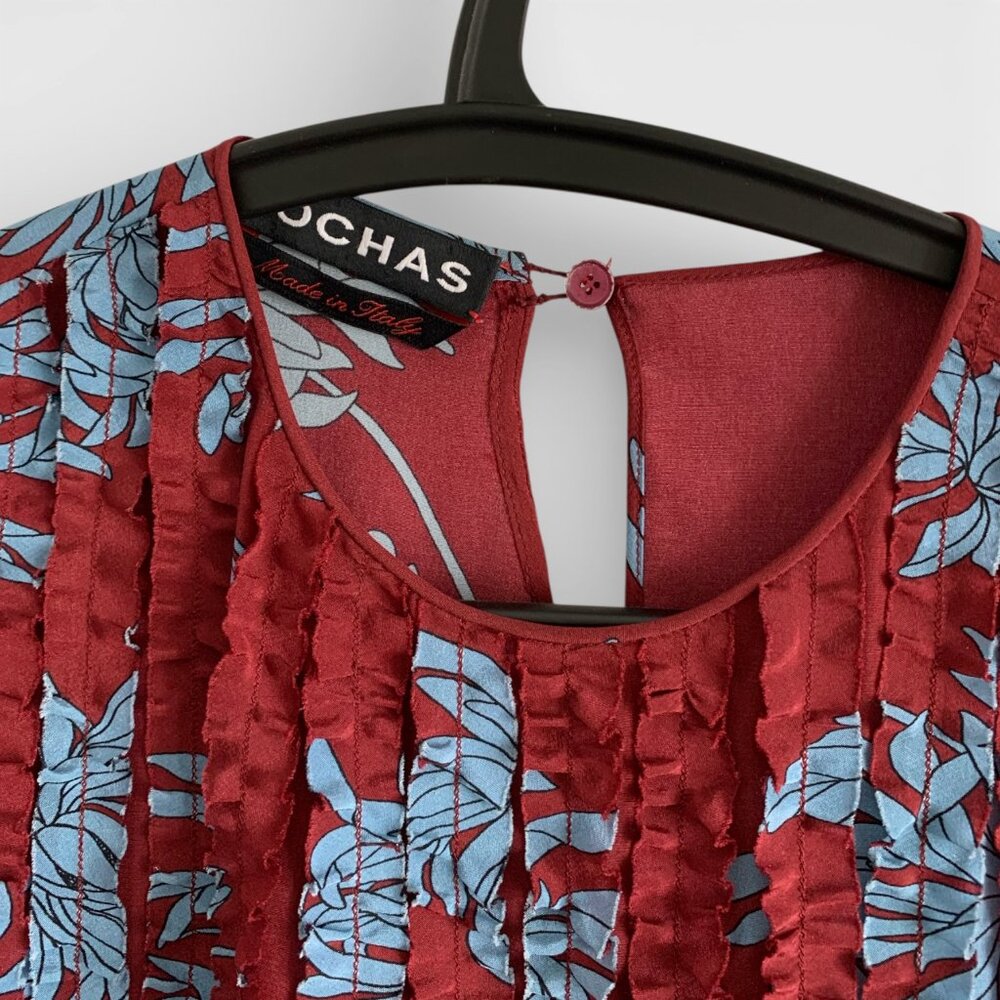 Rochas silk print top, Size 40 - Picture 4 of 8